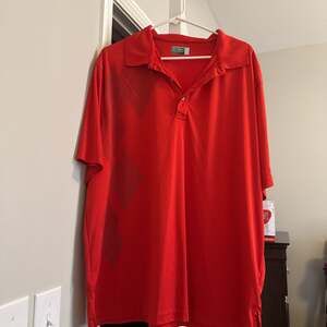 Mens Ben Hogan Performance Red Polo Golf Shirt